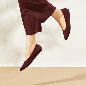 VIVAIA Pointed-Toe Ballet Flats